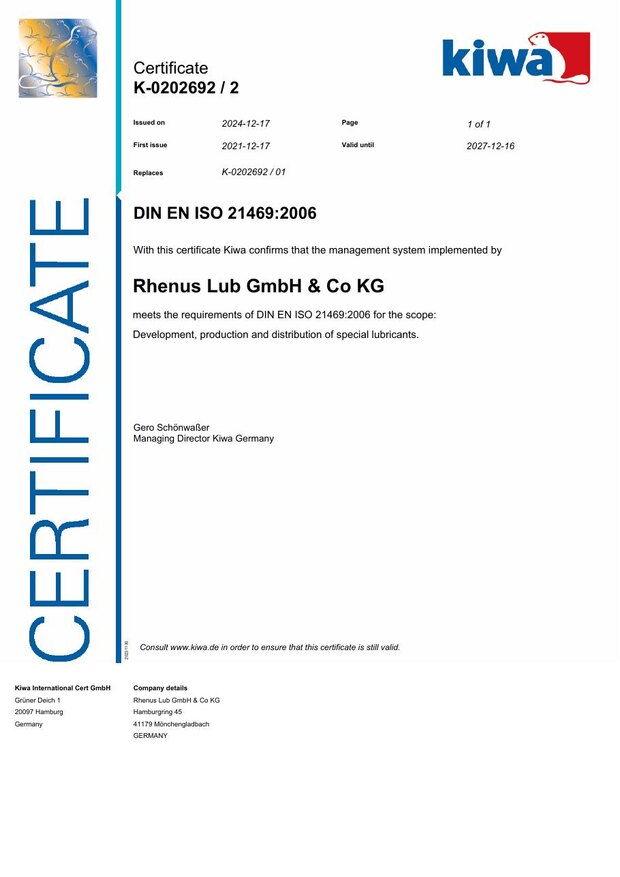 DIN EN ISO 21469:2006